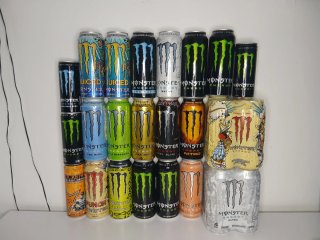 Collezione di lattine Monster Energy