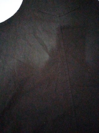 Peto negro finito vaquero elástico