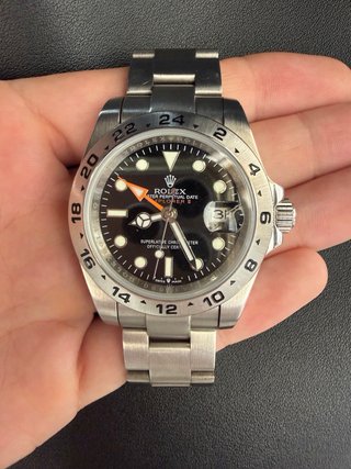 Rolex Explorer II Nero/Argento
