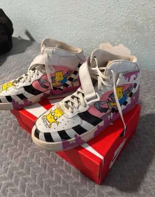 Sneakers Nike Air Force 1 Personalizzate Simpson