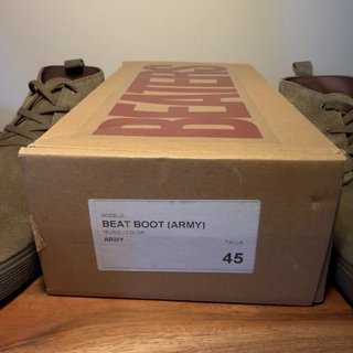 Botines Beat Boot Army Piel Serraje Talla 45