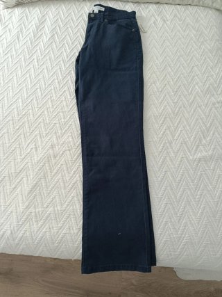 Pantalones azules corte recto talla w32 L 33
