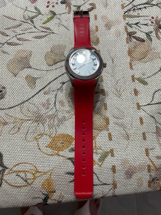 Reloj Parfois Digital Rojo y Plateado