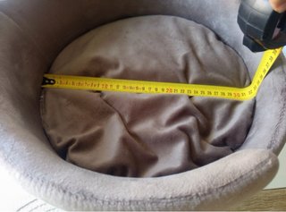 Cama para perro o gato beige