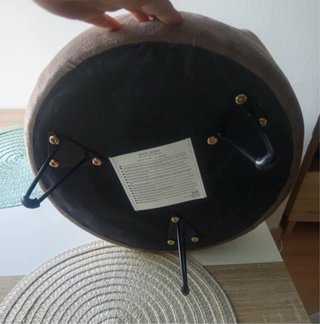 Cama para perro o gato beige