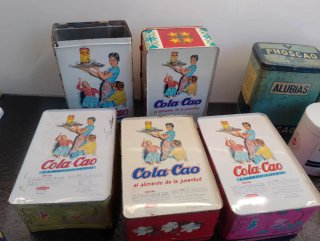 Lote 20 Cajas Lata Vintage Varias Marcas
