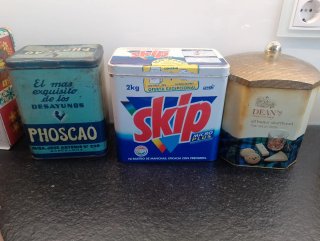 Lote 20 Cajas Lata Vintage Varias Marcas