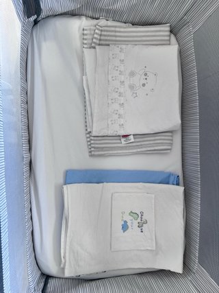 Minicuna colecho Giordani + colchon y sabanas