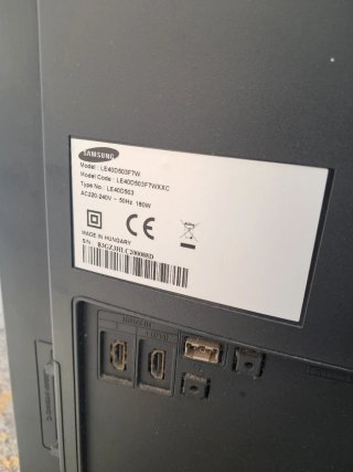 Televisor Samsung 40 Negro