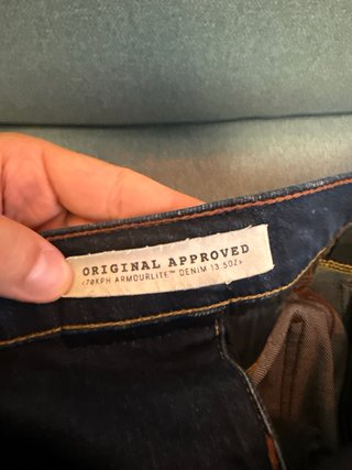 Pantalones Moto Oxford Azules