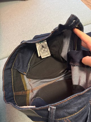Pantalones Moto Oxford Azules