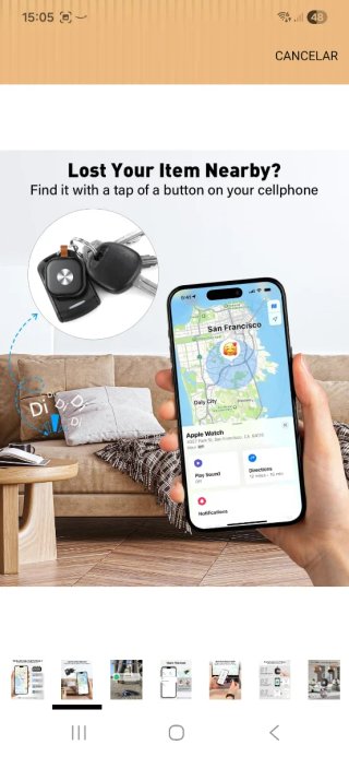 4 Localizadores Inteligentes Bluetooth nuevo a est