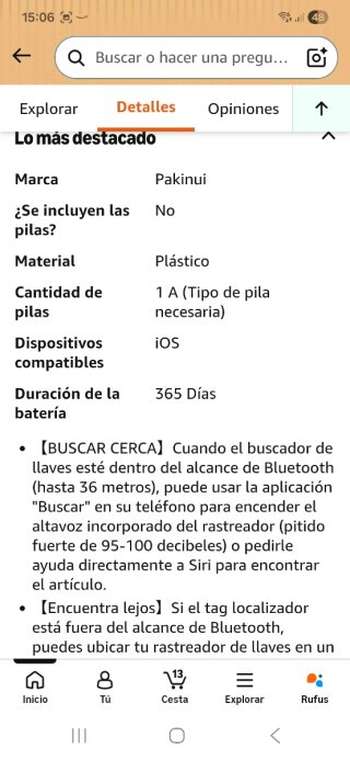 4 Localizadores Inteligentes Bluetooth nuevo a est