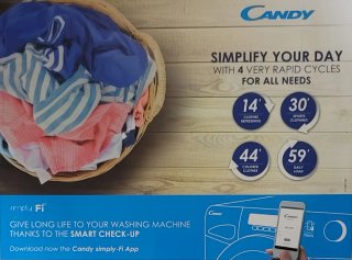 Lavadora Candy A+++ 10kg