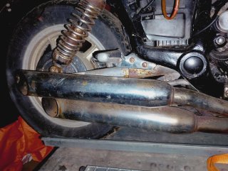 Yamaha Virago 1100 entera