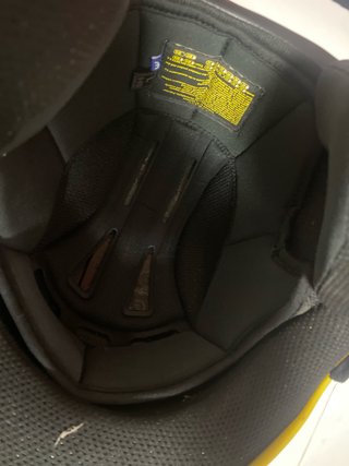 Casco Moto Jet Amarillo Smile Visera