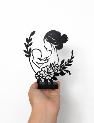Figura Madre e Hijo Impresa 3D
