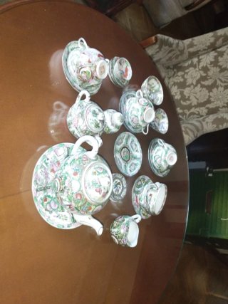 Juego de Té Vintage Porcelana Macau