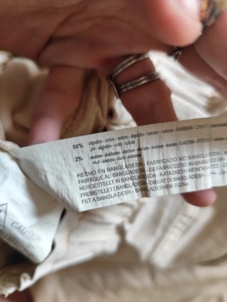 Pantalones cortos crema
