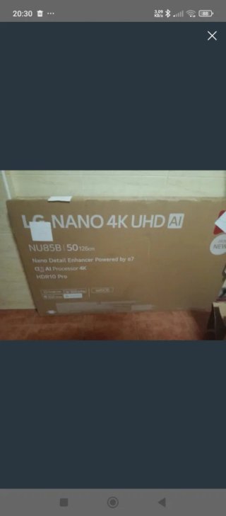 LG Nano 4K UHD AI TV 50 126cm