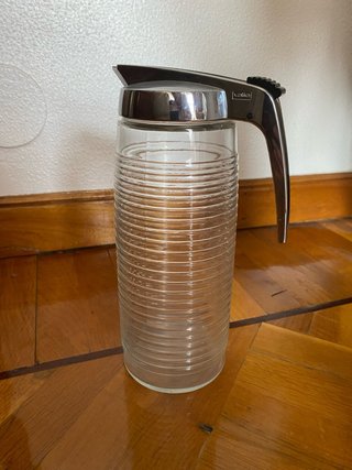 Jarra Cristal y Metal