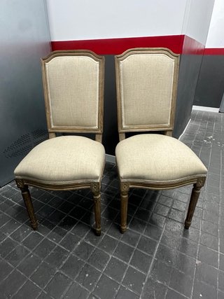 Sillas de comedor madera de roble