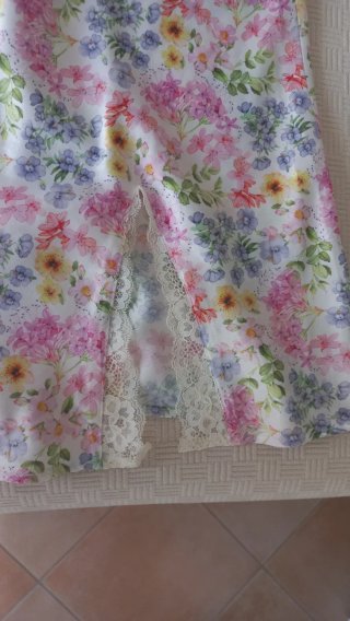 Babydoll Yamamay floreale con pizzo