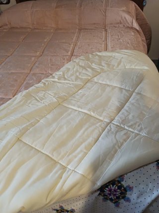 Edredón Matrimonio Rosa/Beige