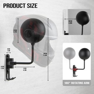 Soporte Pared Casco Moto/Bici