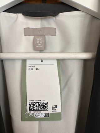 Americana H&M Gris Talla XL