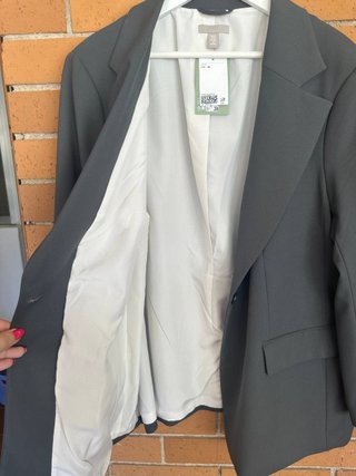 Americana H&M Gris Talla XL
