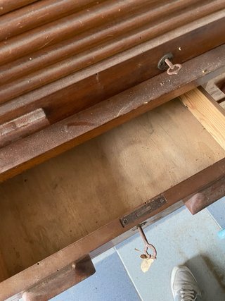 Escritorio bureau madera para restaurar