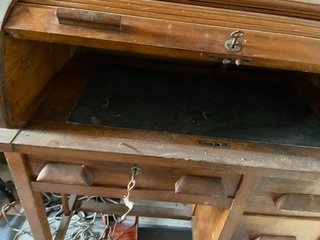 Escritorio bureau madera para restaurar
