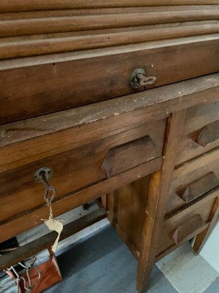 Escritorio bureau madera para restaurar