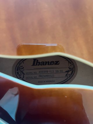 IBANEZ AS93 FM Guitarra Eléctrica apenas usada.