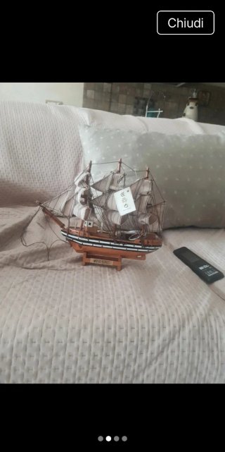 Modellino Nave Amerigo Vespucci