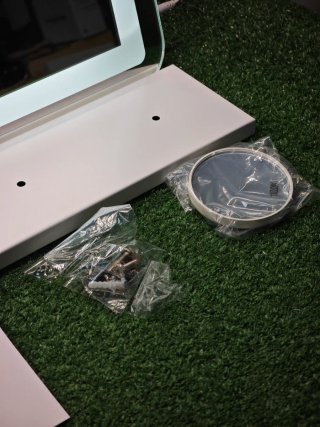 Espejo Tocador LED 58x47cm Luz 3 tonos Regulables