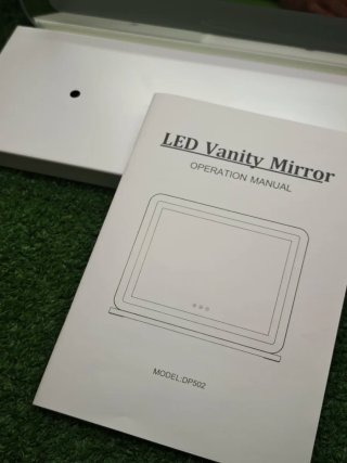 Espejo Tocador LED 58x47cm Luz 3 tonos Regulables