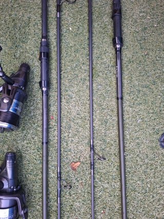 Cañas de Carpfishing mas carretes