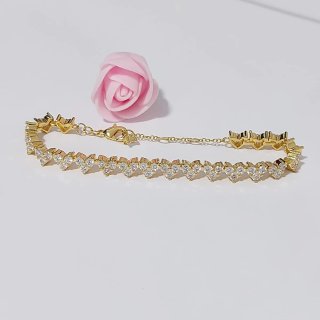 Pulsera Pandora Corazones Circonitas Talla 18