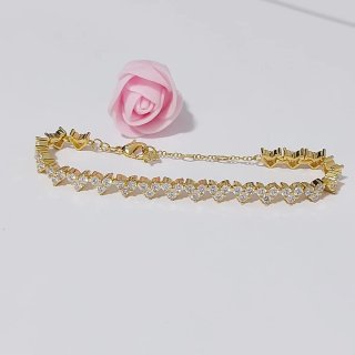 Pulsera Pandora Corazones Circonitas Talla 18