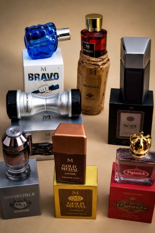 Montage Perfume Set - Bravo, Noir, Gold Medal