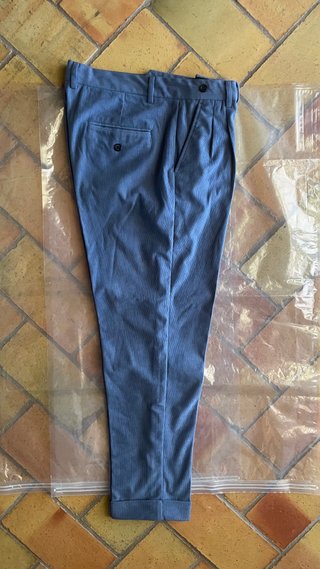 Pantaloni Sartoriali Shein Uomo Azzurri S