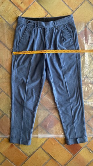 Pantaloni Sartoriali Shein Uomo Azzurri S