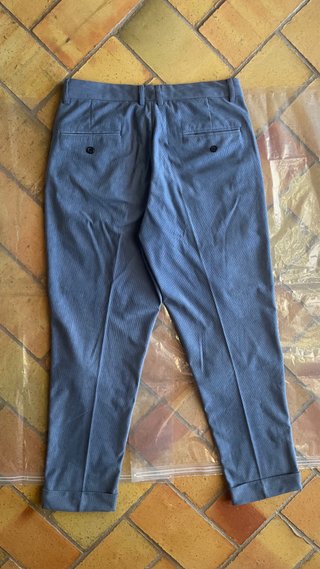 Pantaloni Sartoriali Shein Uomo Azzurri S
