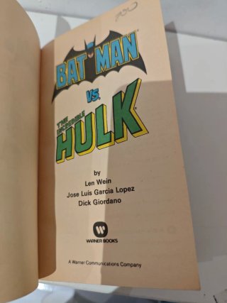 DC and Marvel Present: Batman vs. Incredible Hulk