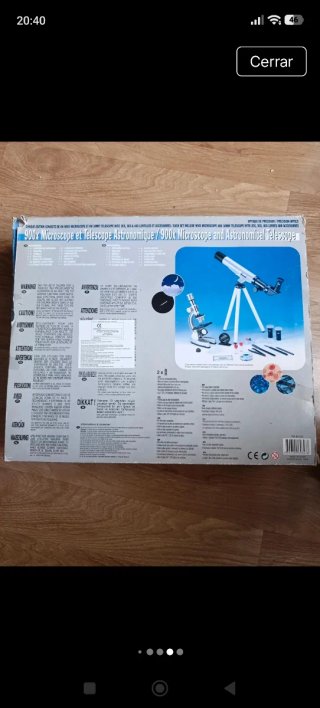 Juego Microscopio + Accesorios +10 años