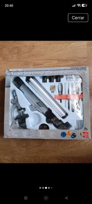 Juego Microscopio + Accesorios +10 años