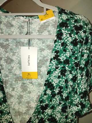 Vestido Verano Lefties XL Estampado Flores