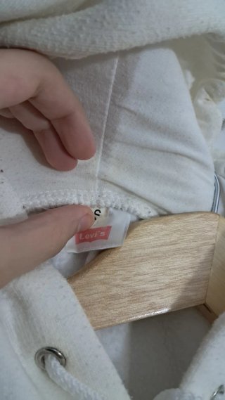 Sudadera Blanca Vintage Clásica Retro Levi's